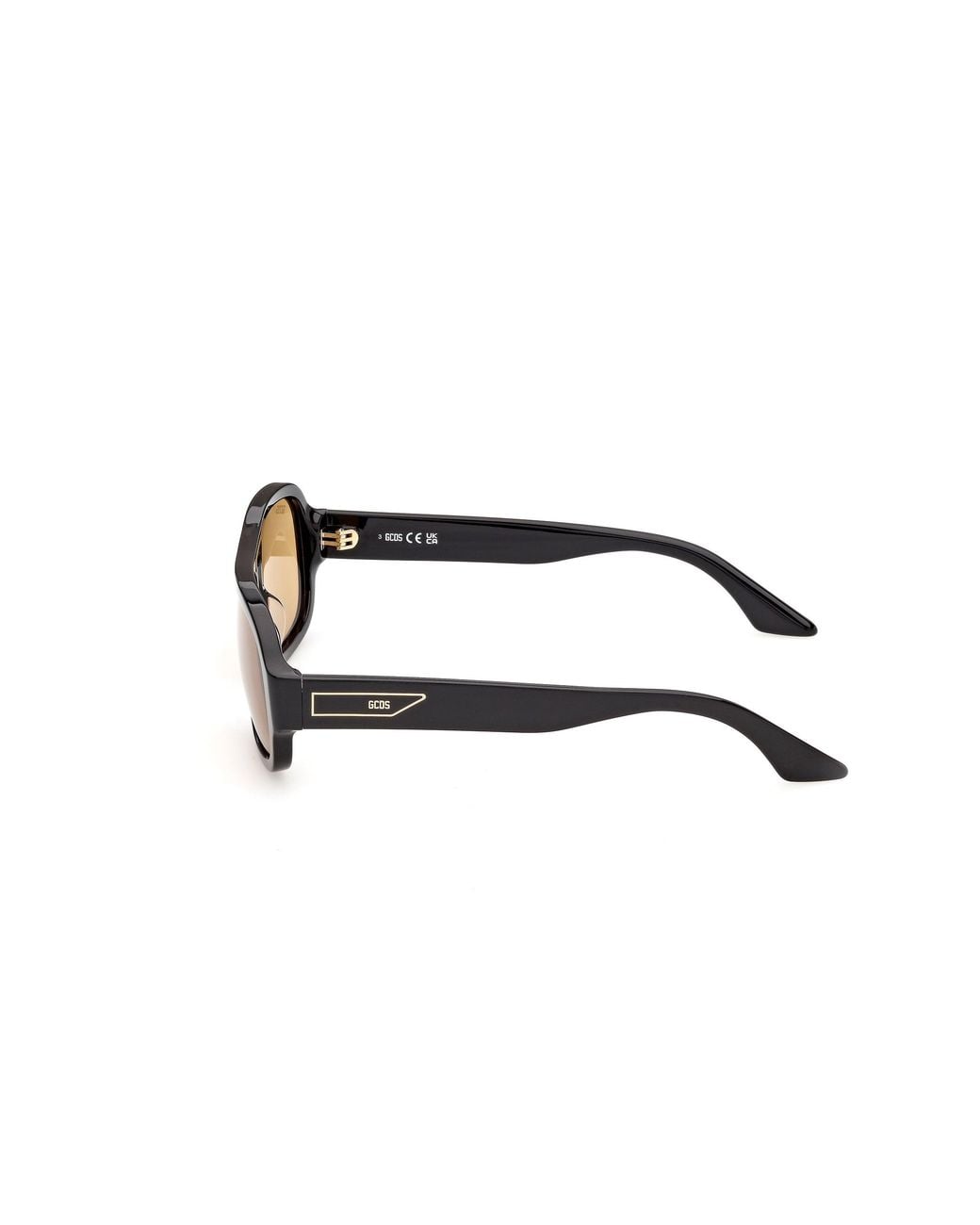Gcds Black Gd0080 01J Sunglasses Acetate Smoke Geometric Normal