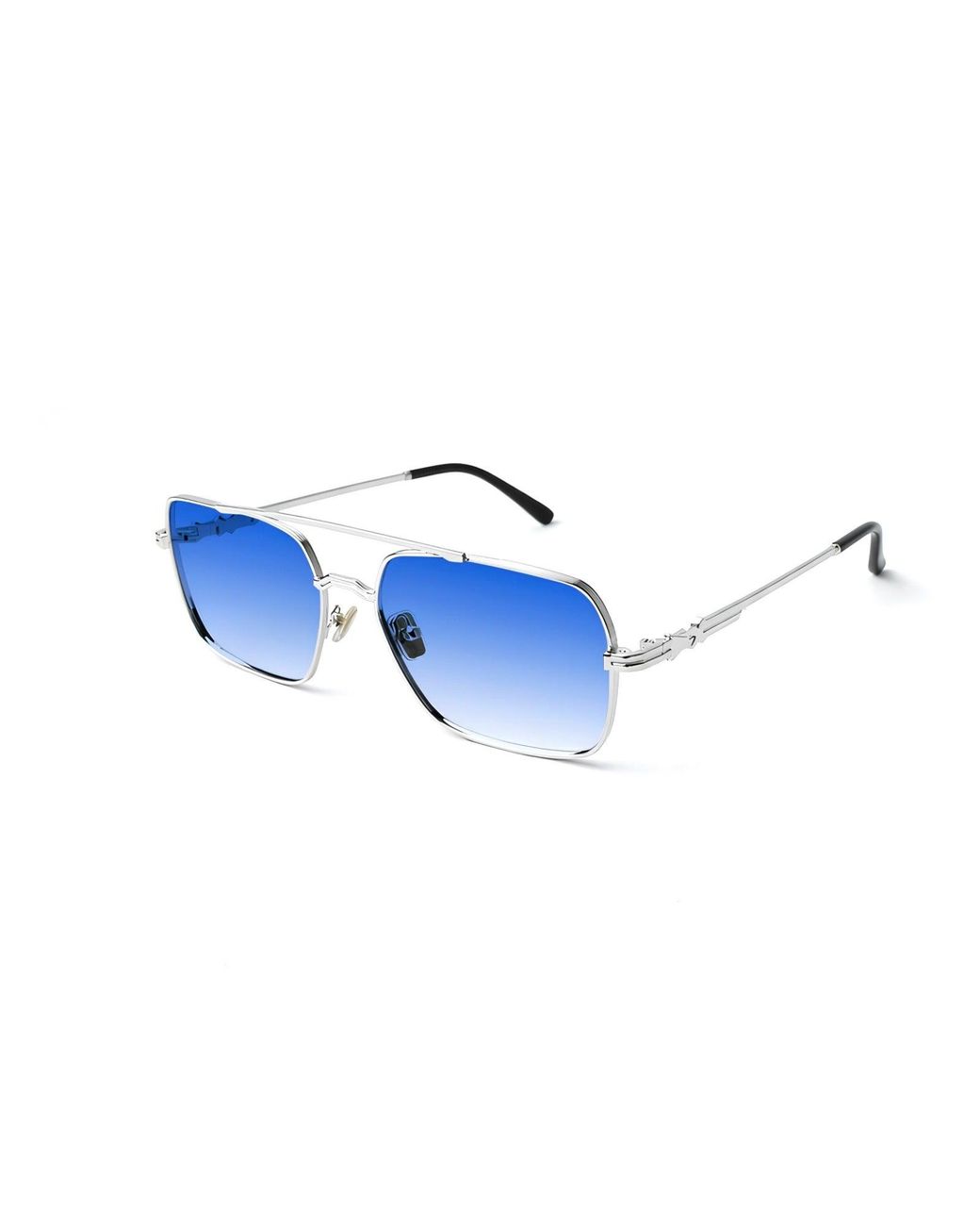 Xlab Blue Cefalonia Sunglasses Metal Light Squared Polarized