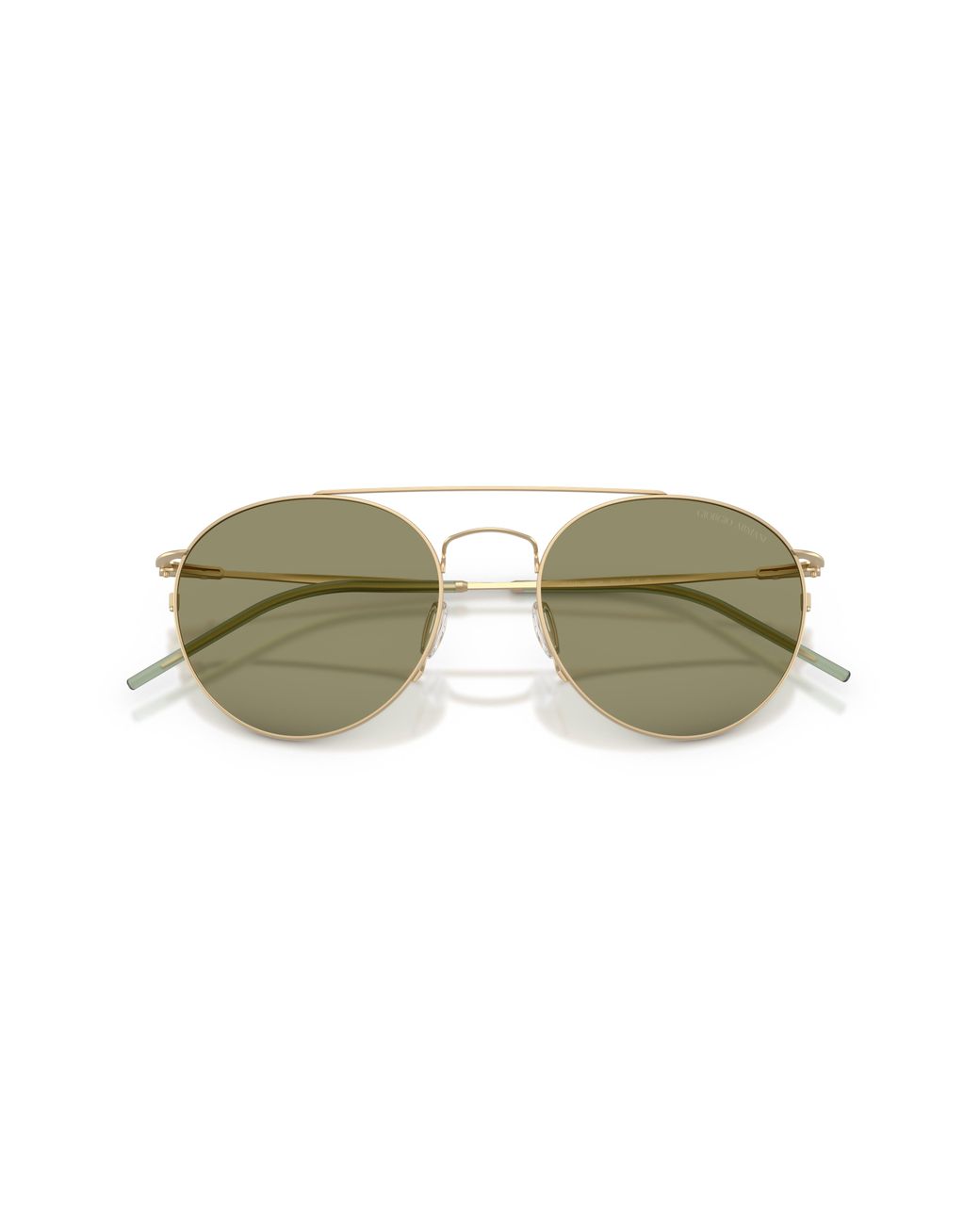 Giorgio Armani Black Ar6183 30022A Sunglasses Metal Round Normal for men