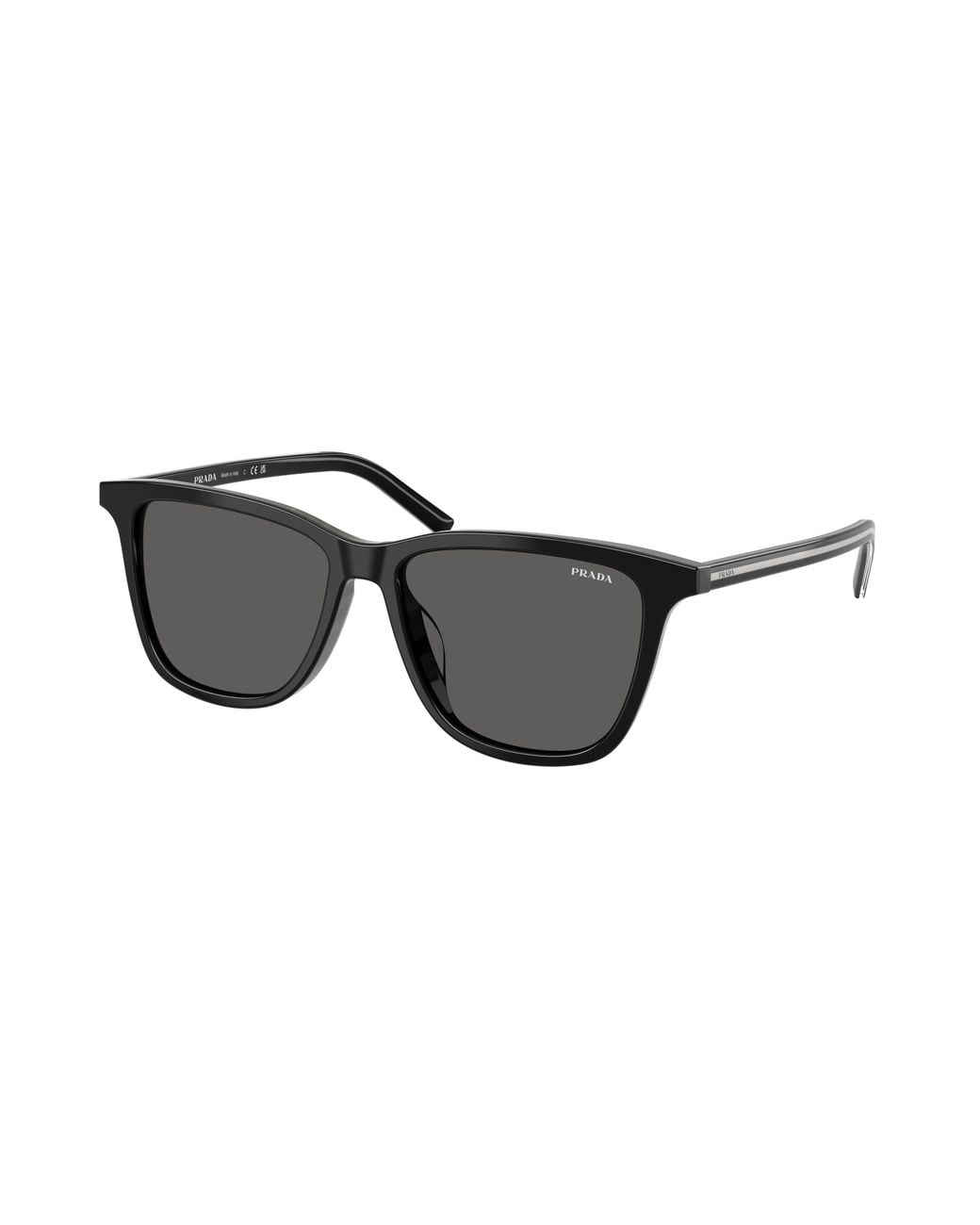 Prada Black Pr D18Sd 29O20Z Sunglasses Acetate Squared Normal
