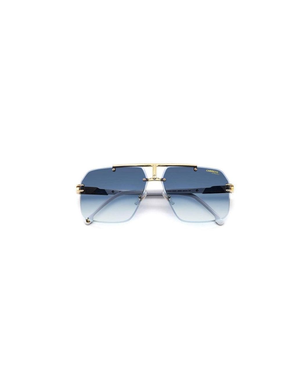 Carrera Black 1054/S J5G/08 Sunglasses Metal Squared Shaded for men