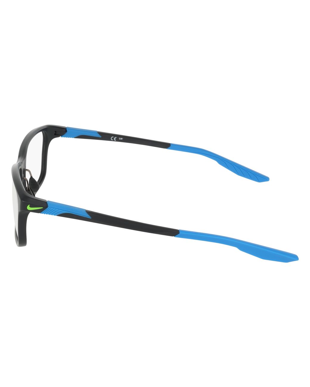Nike Black 7405 033 Optical Frames Bio-Injected Squared Normal for men