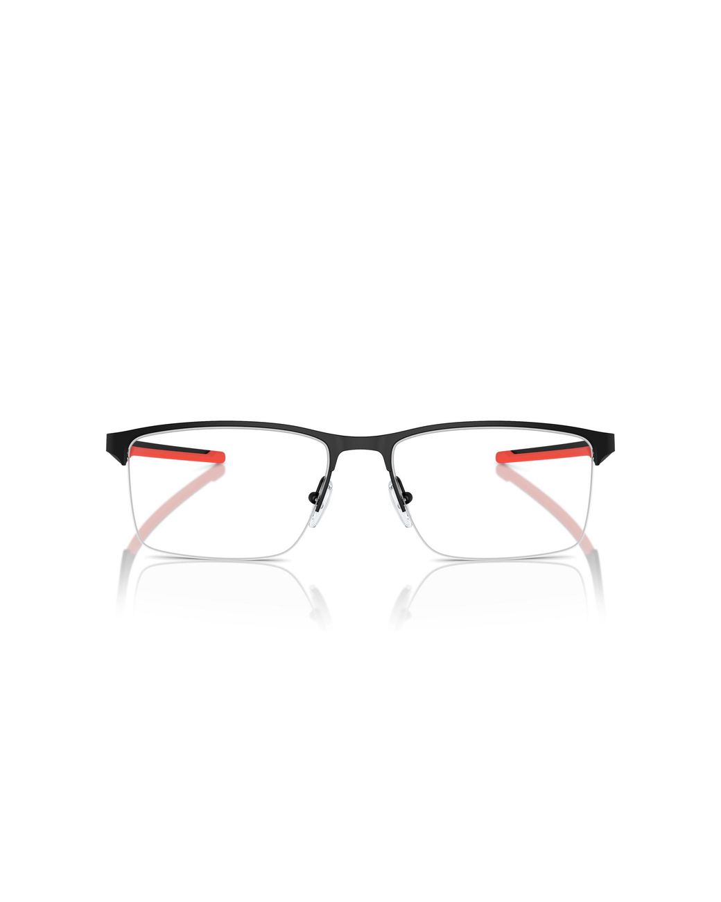 FERRARI SCUDERIA Black Fz7003 101 Optical Frames Metal Squared Normal for men
