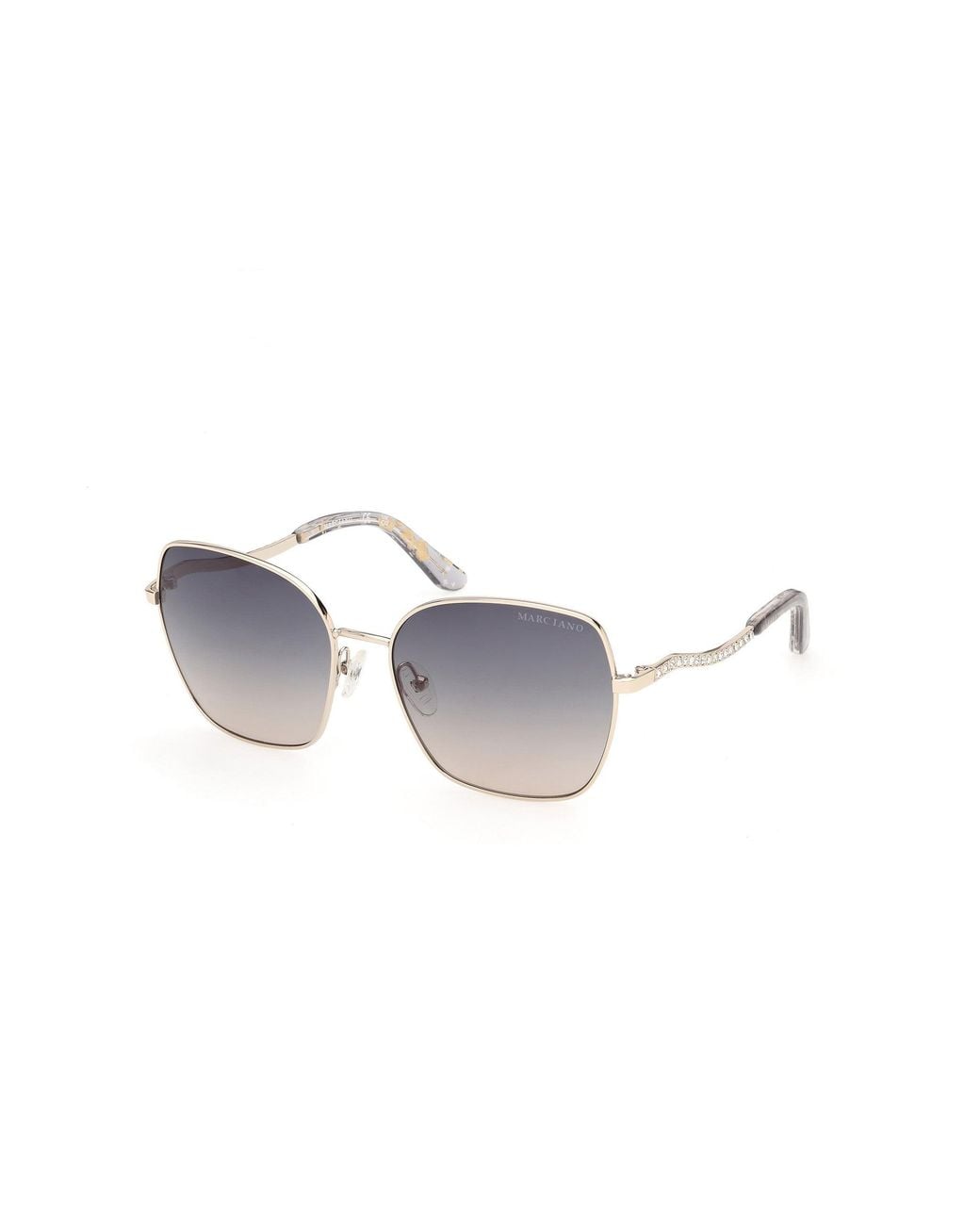 Guess Black Gm00047 33W Sunglasses Metal Squared Normal