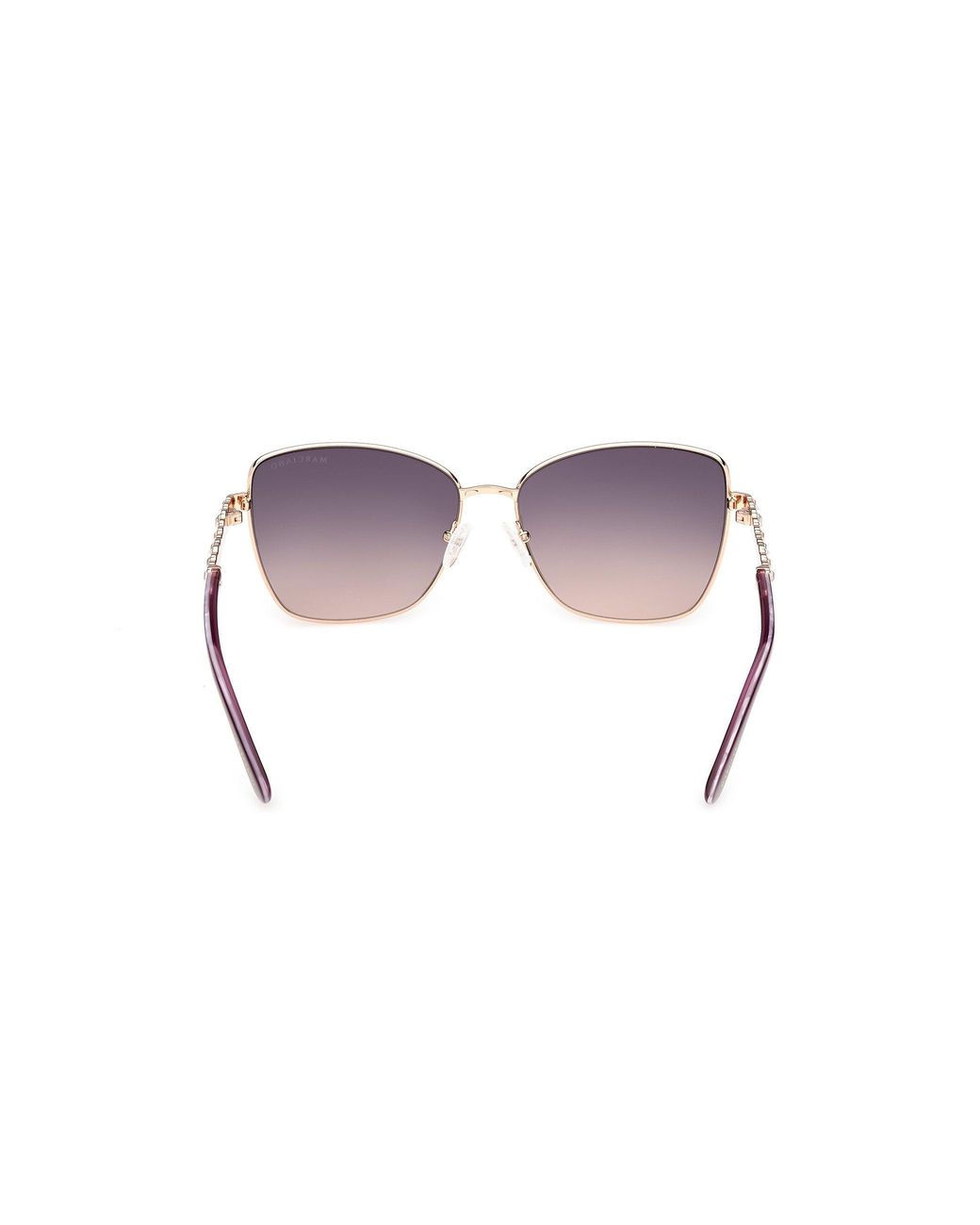 Guess Black Gm00037 32Z Sunglasses Metal Butterfly Normal