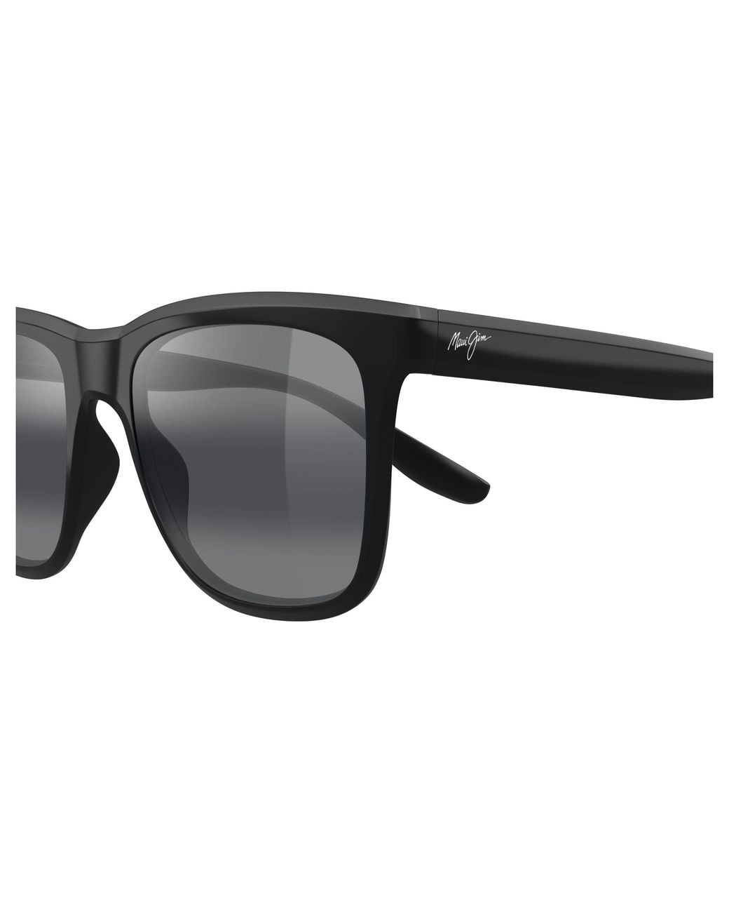 Maui Jim Black Mj0602S 003 Occhiali Da Sole Iniettato Grigio Squadrata