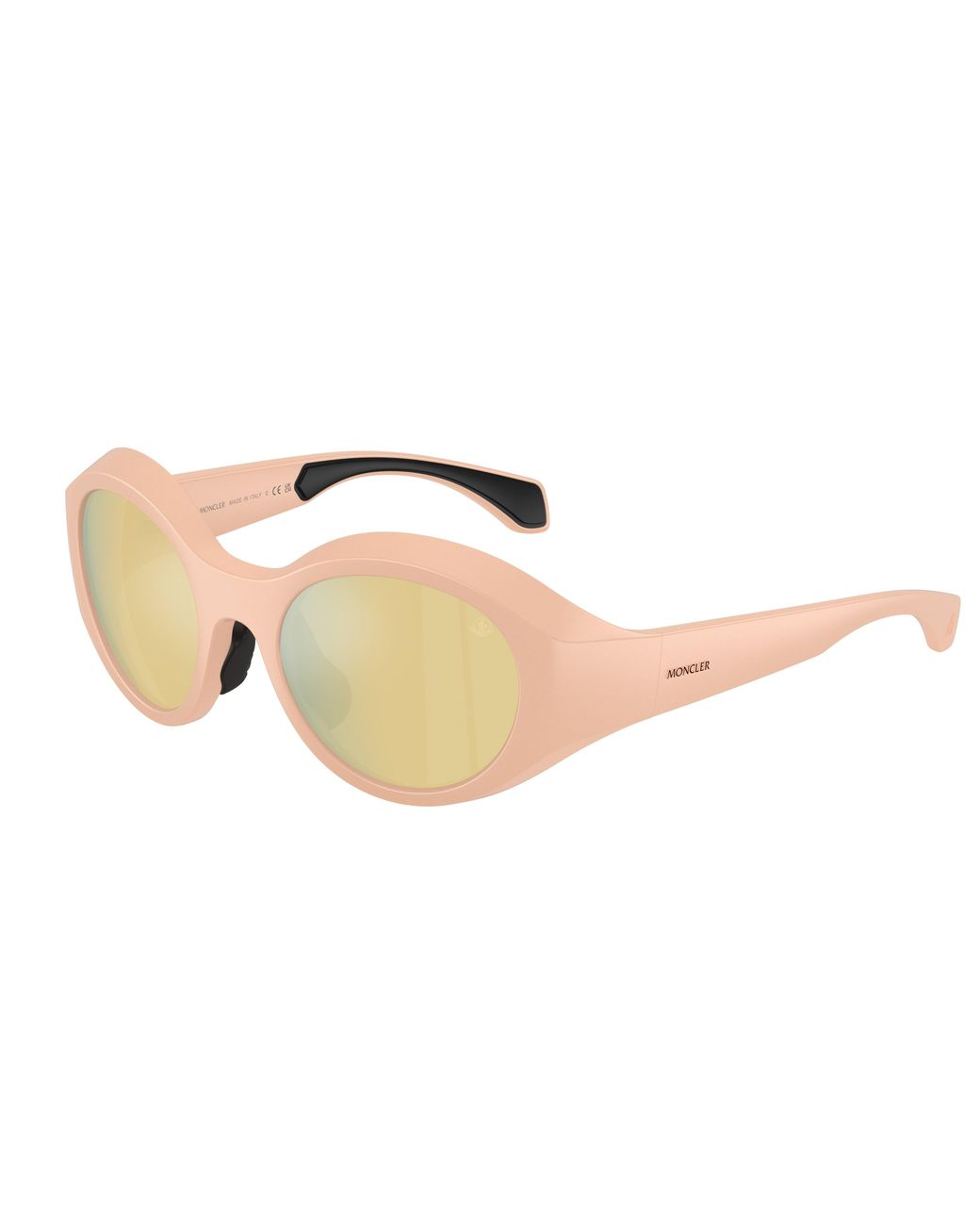 Moncler Black Me8005 Futuro 50195A Sunglasses Injected Round Mirror