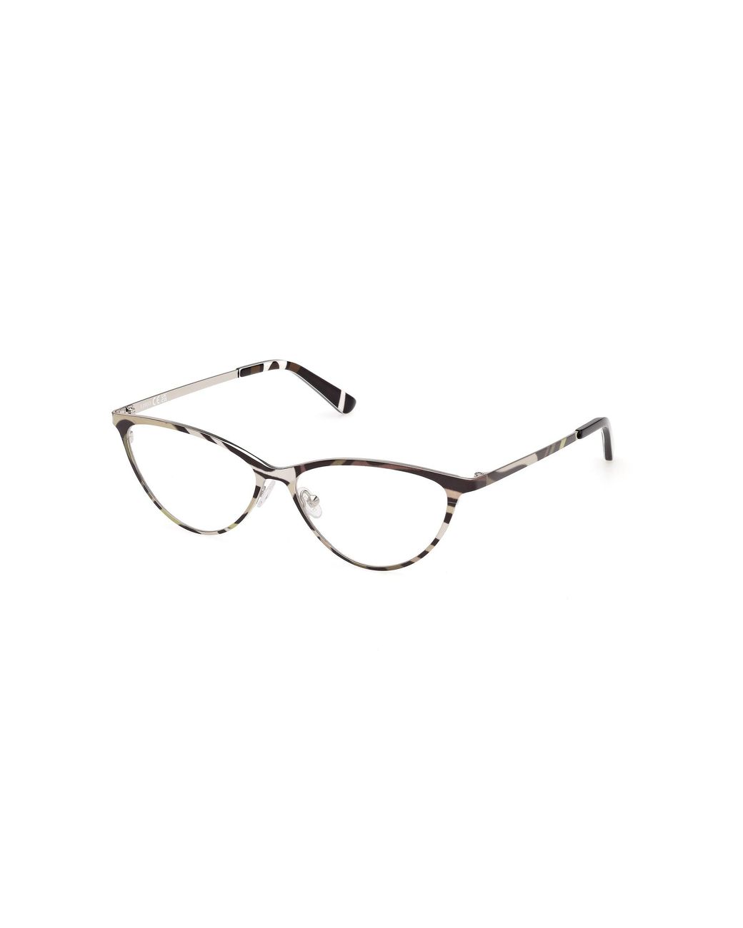 Emilio Pucci Black Ep5280 99 Optical Frames Metal Cat Eye Normal