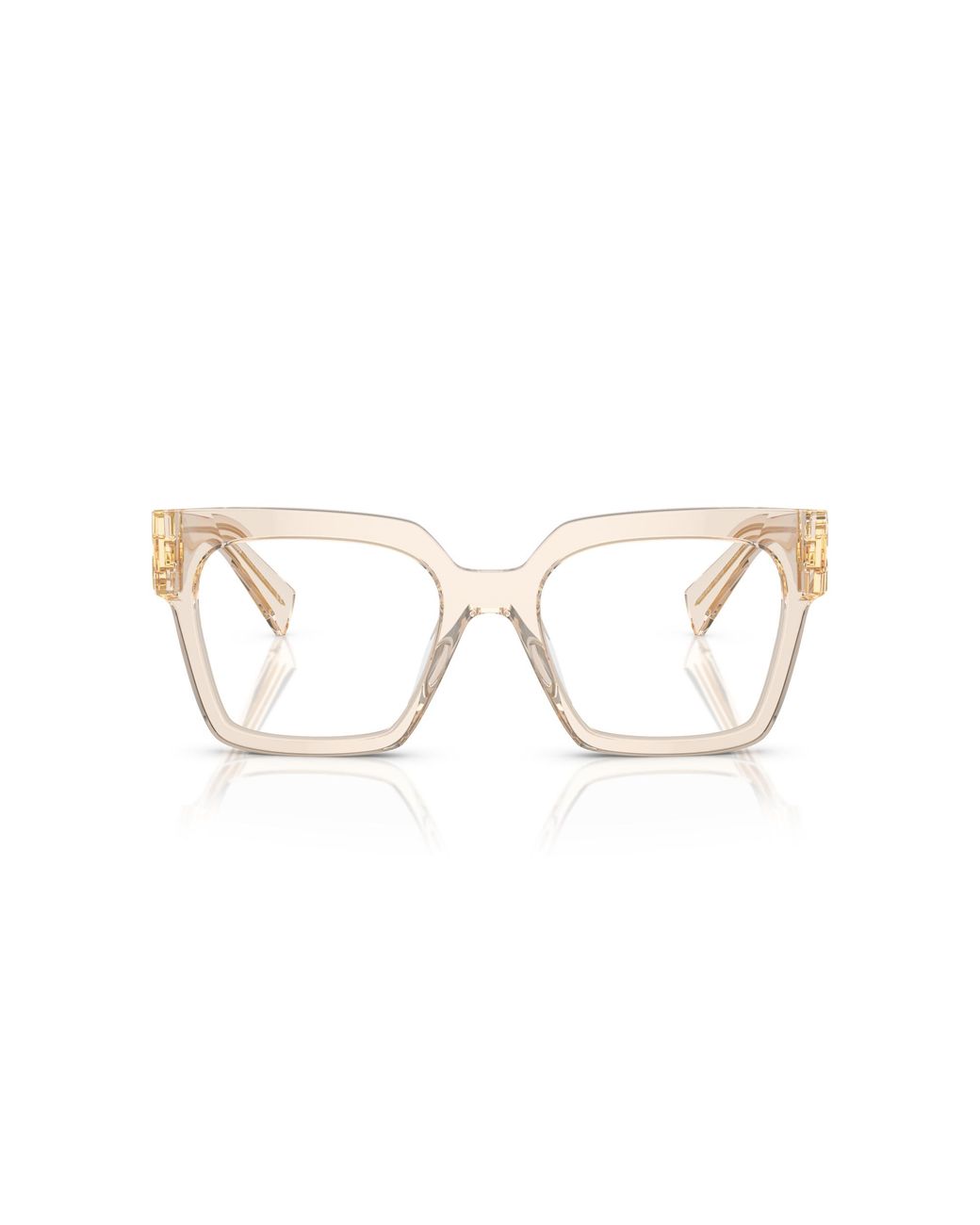 Miu Miu Black Mu 04Uv 11T1O1 Optical Frames Acetate Squared Normal