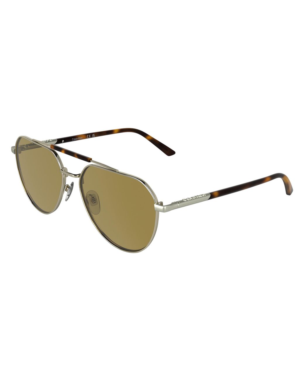 Calvin Klein Black Ck26100S 716 Sunglasses Metal Pilot Normal