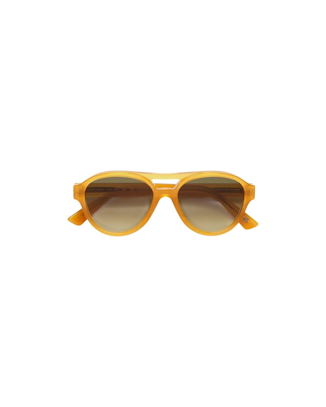 Marni Black Zav Zeanou Honey Sunglasses Acetate Pilot Normal Nuanced