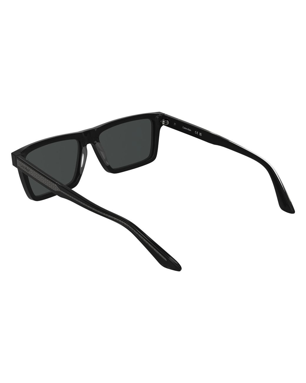 Calvin Klein Black Ck26504S 001 Sunglasses Acetate Smoke Squared Normal for men