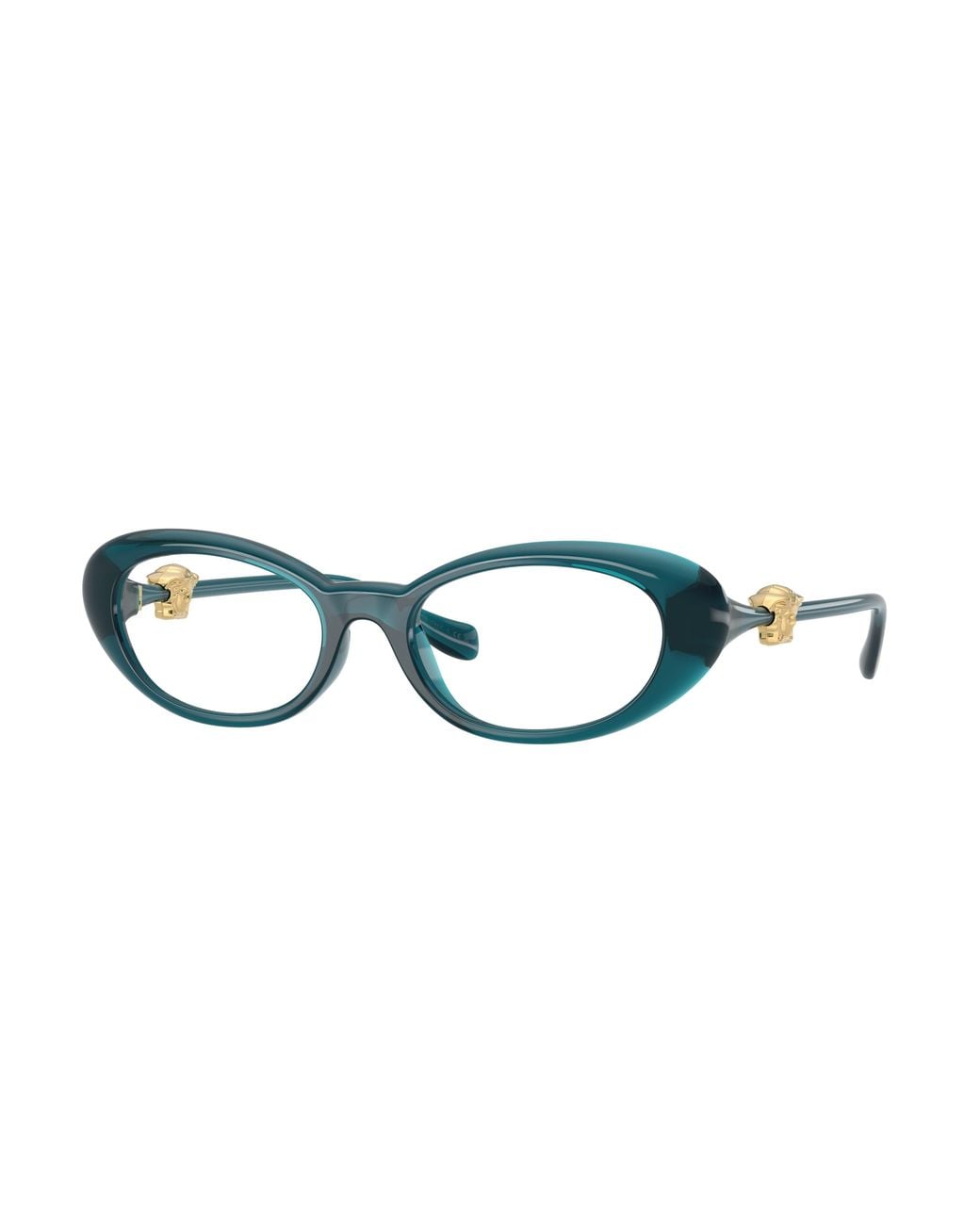 Versace Black Ve3381U 5540 Optical Frames Injected Transparent Round Normal