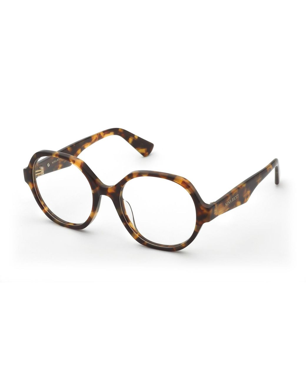 Nina Ricci Black Vnr426 02Bp Optical Frames Acetate Round