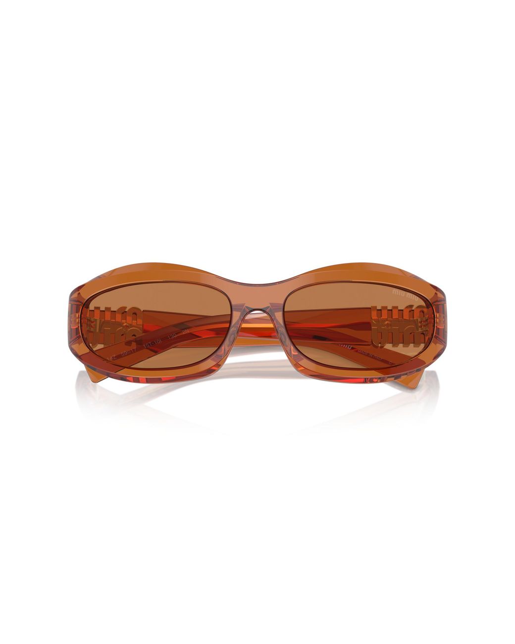 Miu Miu Black Mu 14Zs 15T10I Sunglasses Acetate Geometric Normal