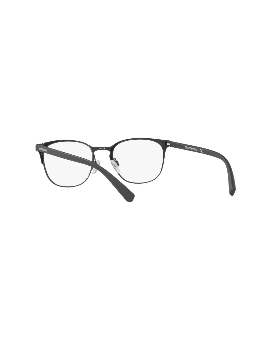 Emporio Armani Black Ea1059 3001 Optical Frames Metal Round Normal for men
