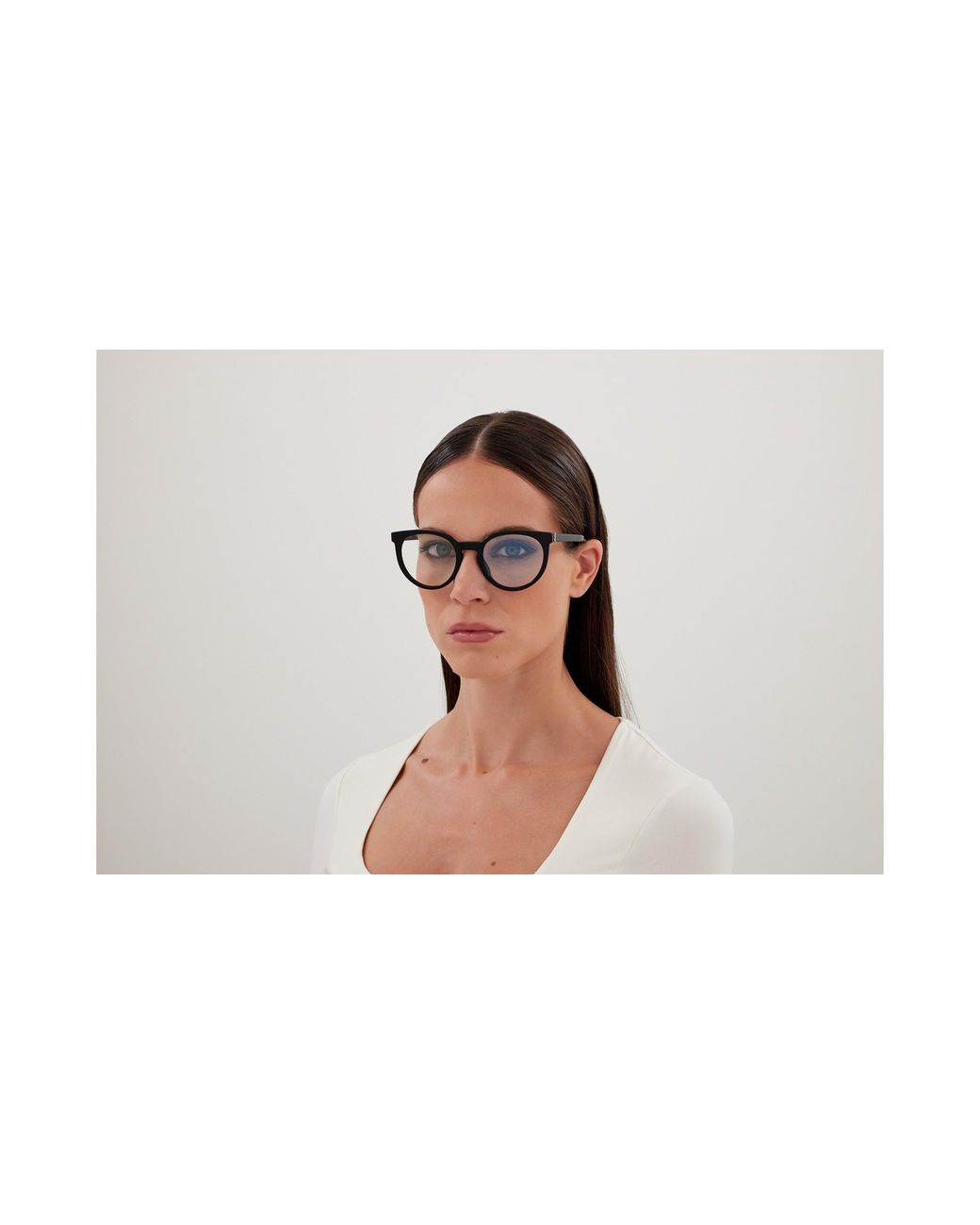 Saint Laurent Black Sl M147 001 Optical Frames Acetate Transparent Cat Eye