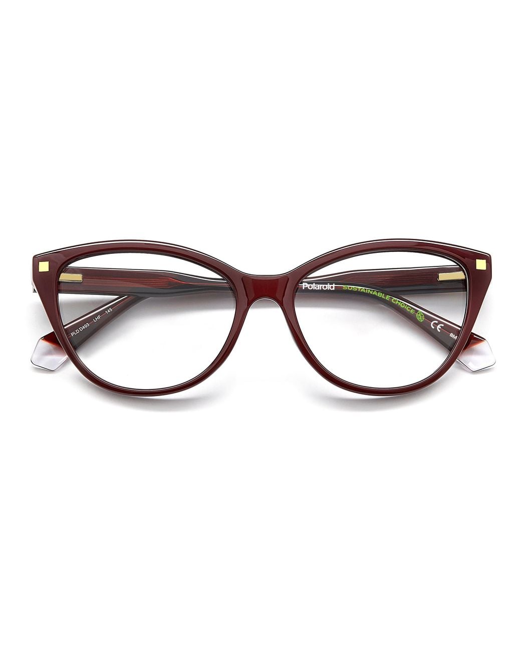 Polaroid Black Pld D493 Lhf Optical Frames Plastic Cat Eye
