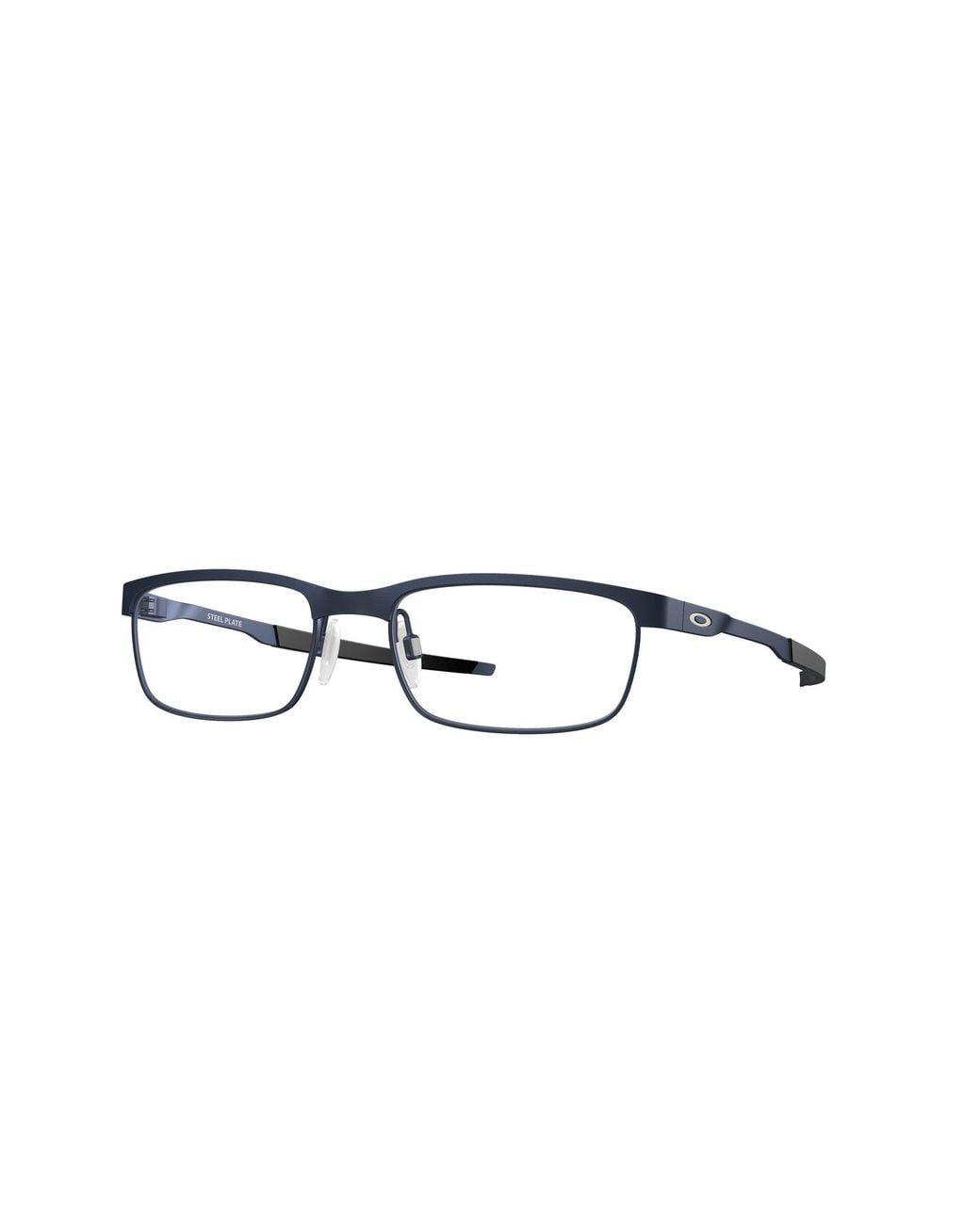 Oakley Black Ox3222 Steel Plate 322201 Optical Frames Metal Squared Normal for men