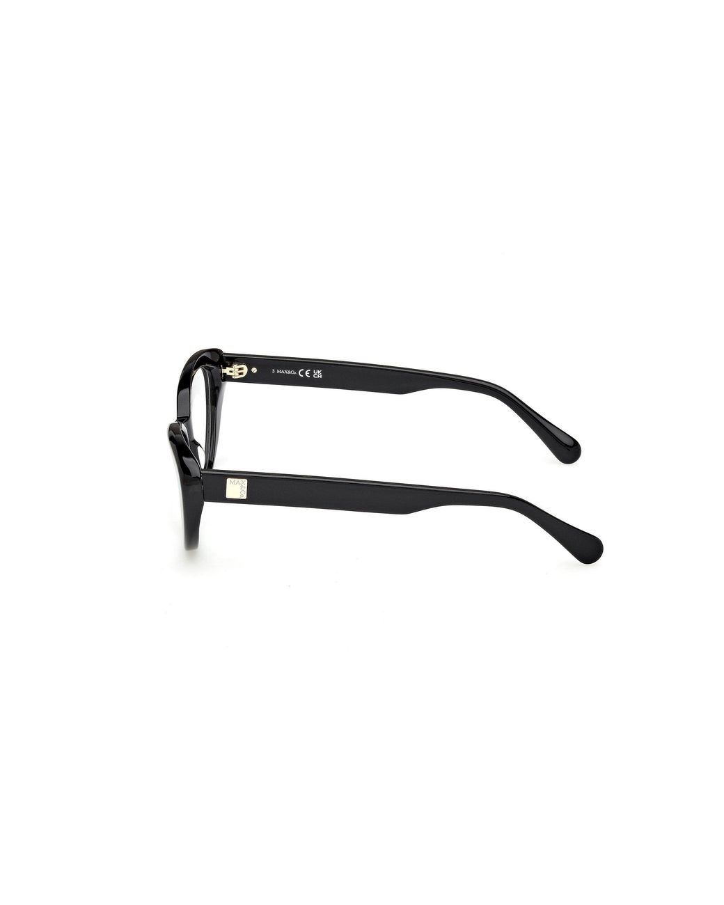 MAX&Co. Black Mo5188 001 Optical Frames Acetate Cat Eye Normal