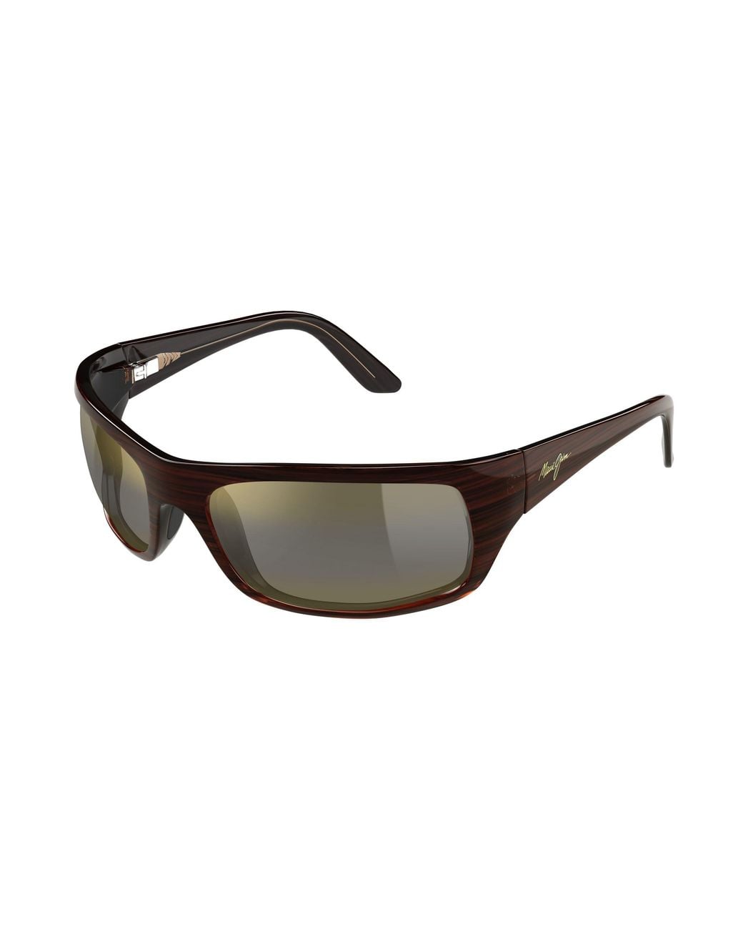 Maui Jim Black Mj0202S 003 Occhiali Da Sole Iniettato Bronzo Squadrata