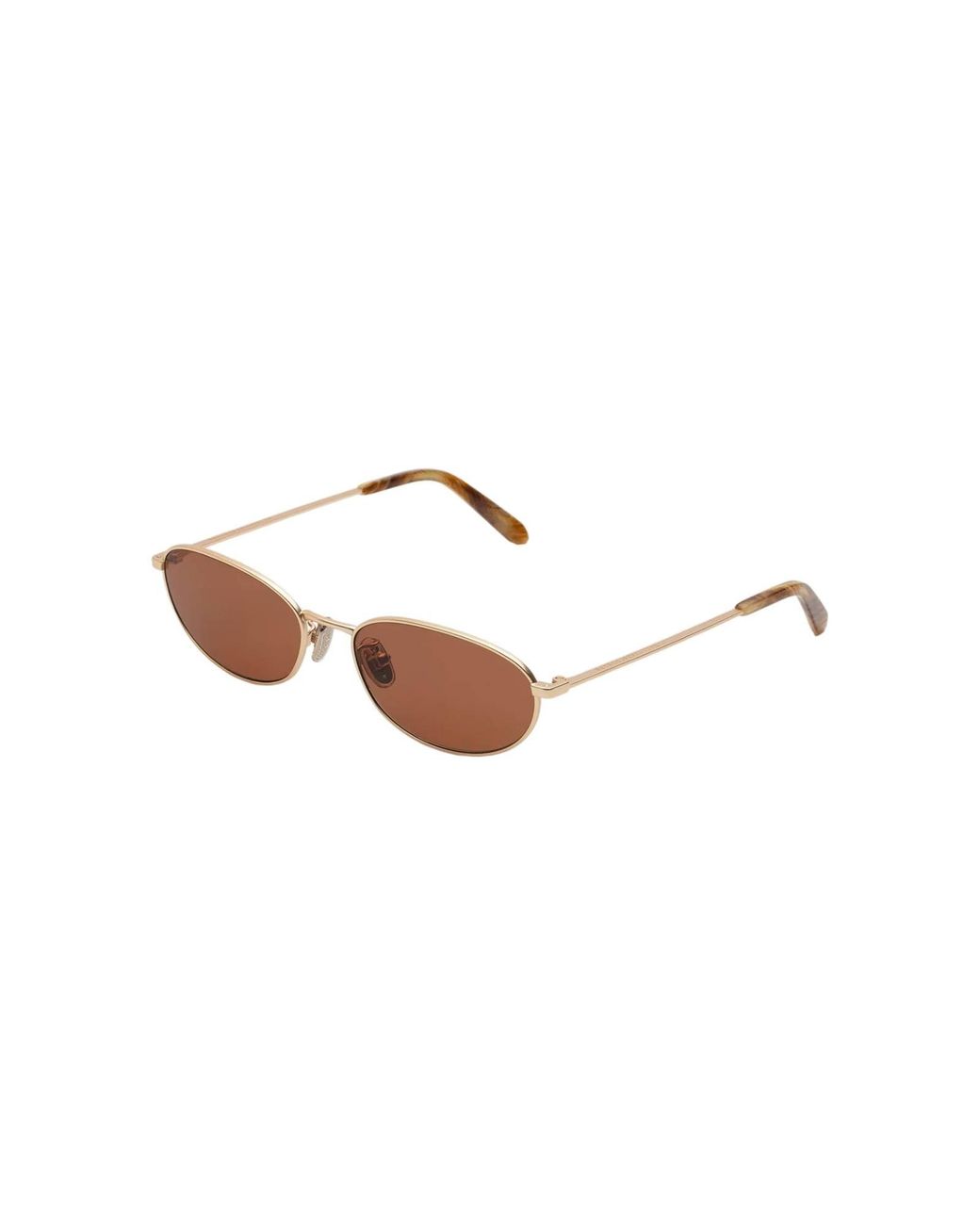 Retrosuperfuture Black V21 Uovo Graffiato Sunglasses Metal Geometric Normal