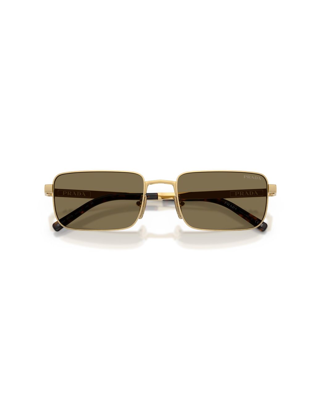 Prada Black Pr D54S 24J90F Sunglasses Metal Squared Normal for men