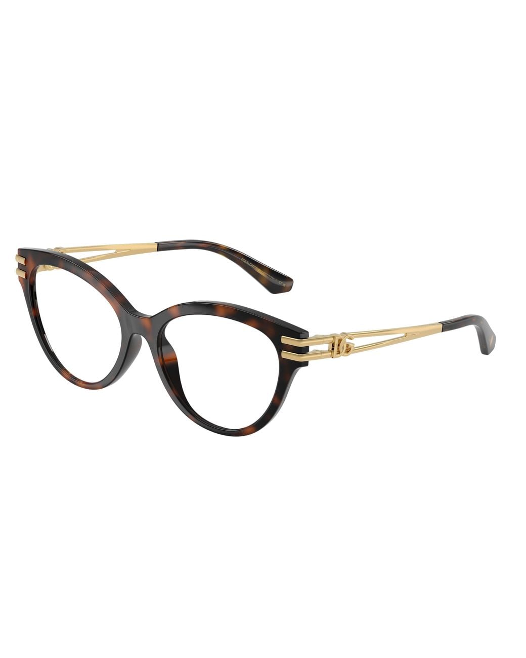 Dolce & Gabbana Black Dg5116 502 Optical Frames Injected Transparent Cat Eye Normal