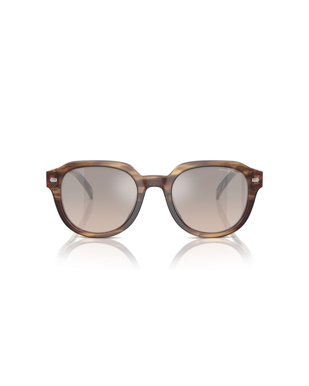 Michael Kors Black Mk2216U Eger 39776I Sunglasses Acetate Round Normal Mirror for men