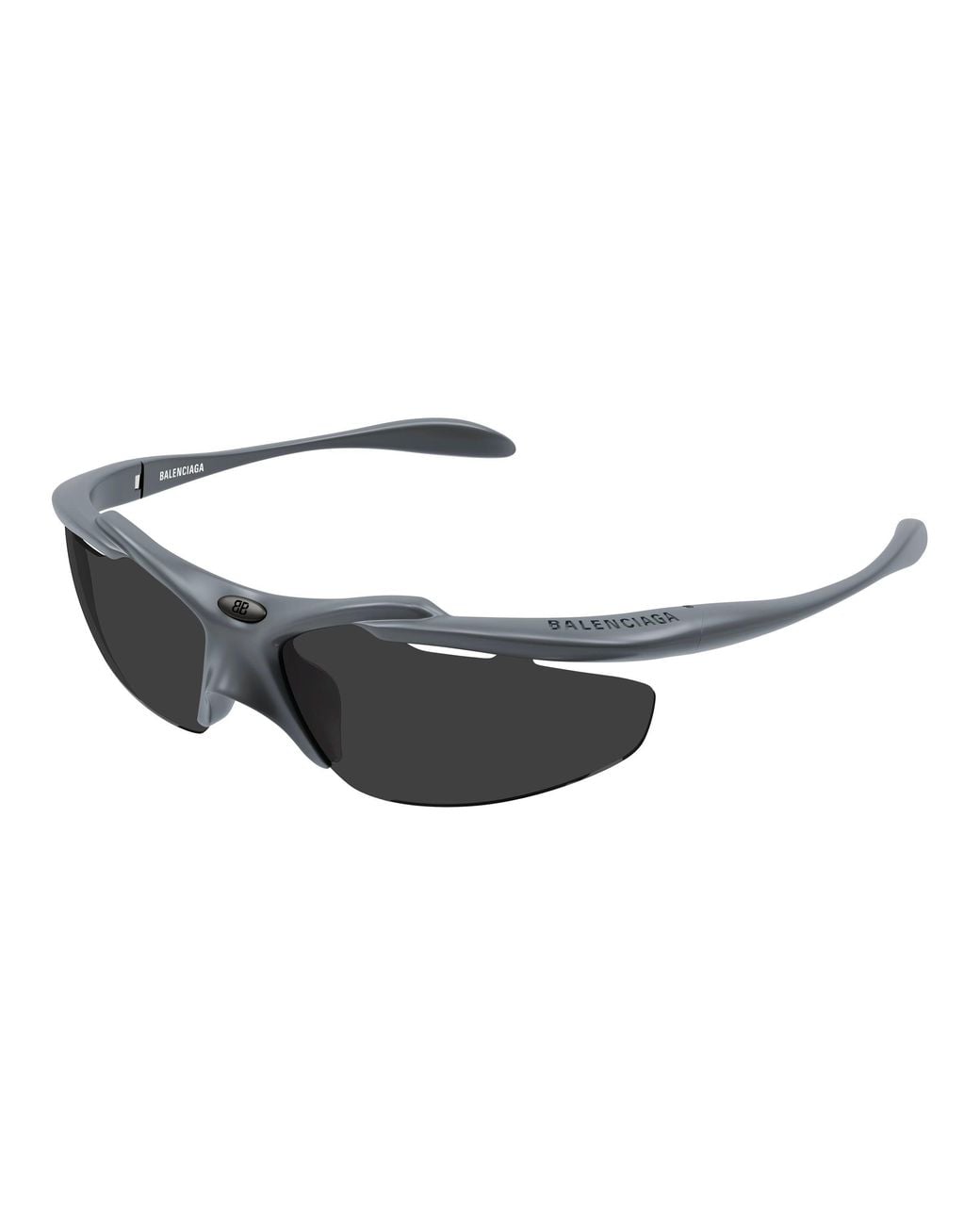 Balenciaga Black Bb0464S 006 Sunglasses Bio-Injected Geometric