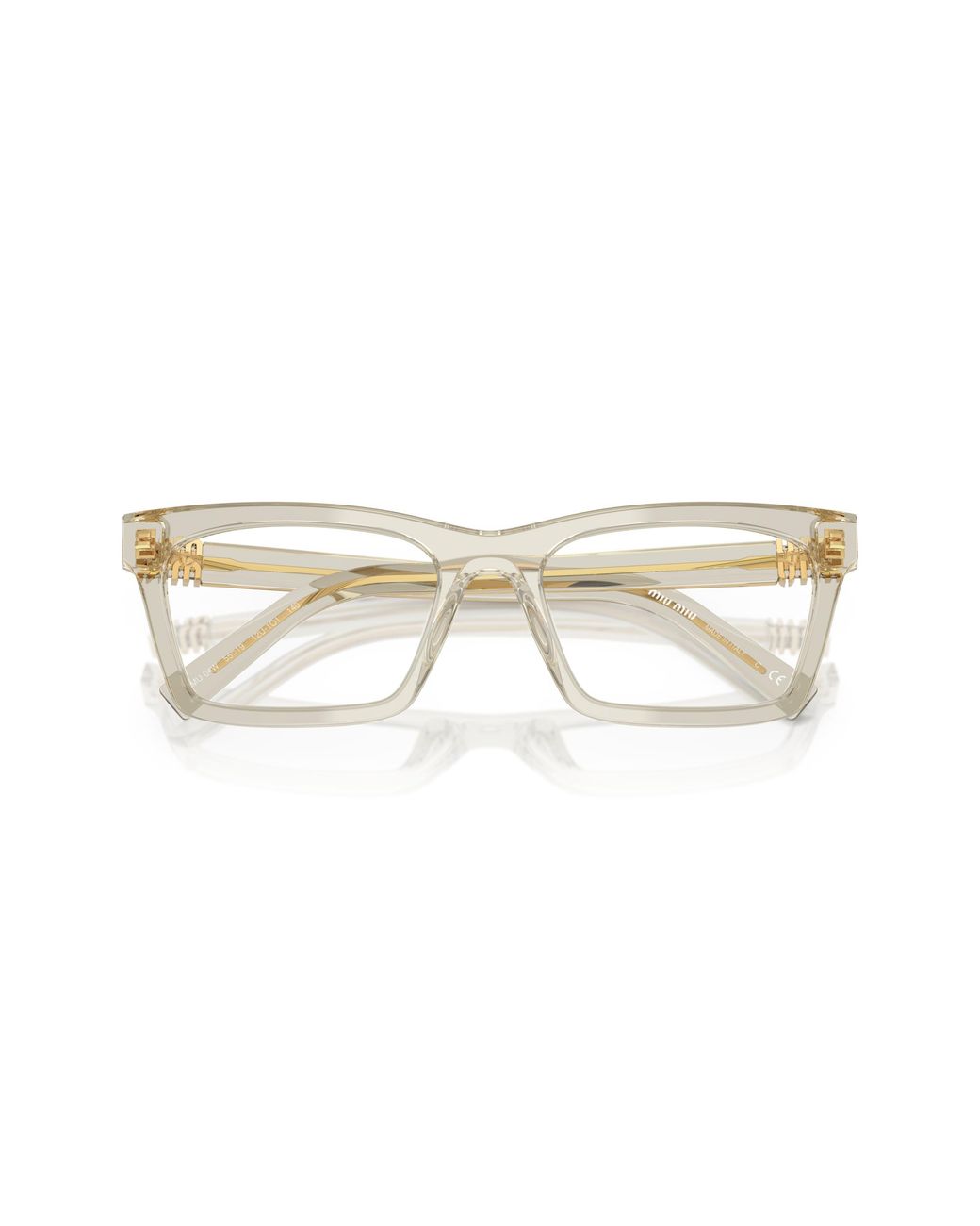 Miu Miu Black Mu 04Wv 12U1O1 Optical Frames Acetate Squared Normal