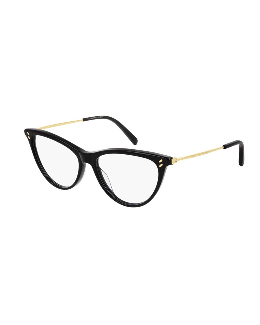 Stella McCartney Black Sc0241O 001 Optical Frames Outlet Acetate Cat Eye