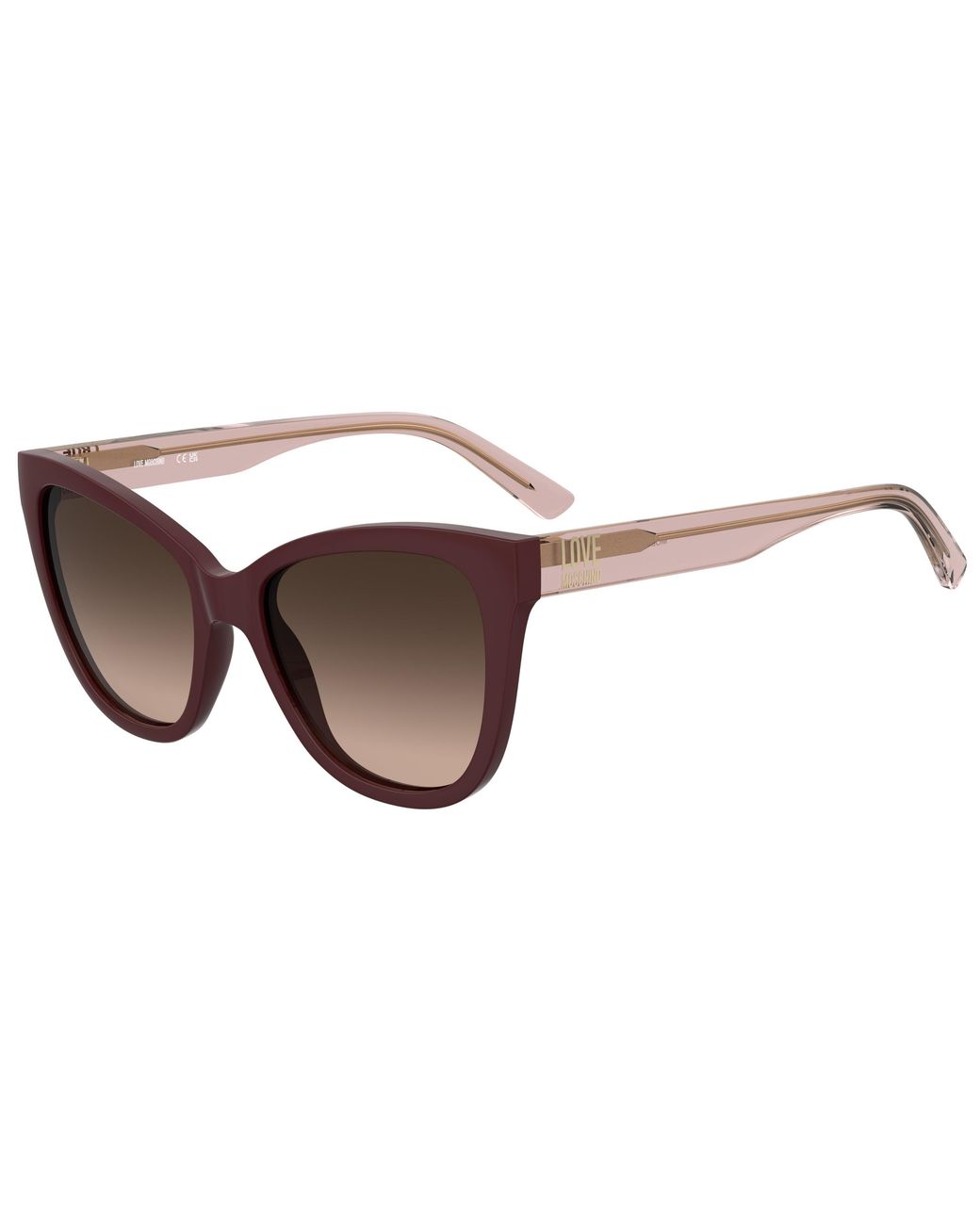 Moschino Black Mol097/S Lhf/Ha Sunglasses Acetate Cat Eye Normal Shaded