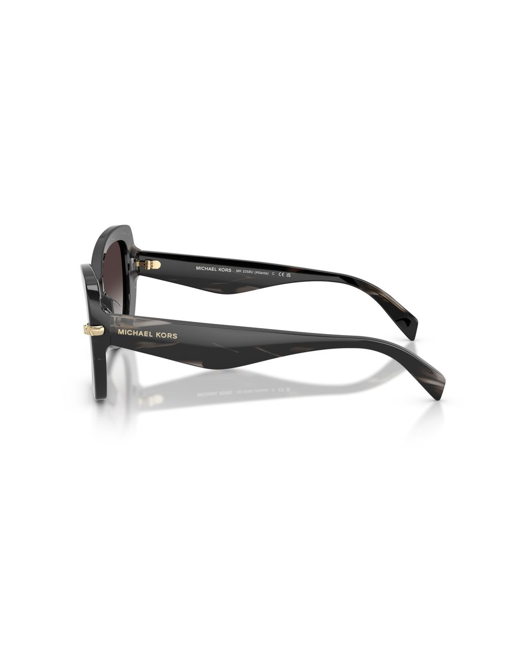 Michael Kors Black Mk2258U Atlanta 40348G Sunglasses Acetate Butterfly Normal Shaded