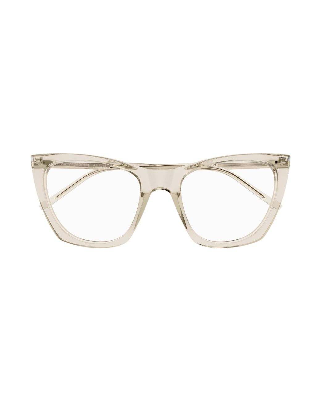 Saint Laurent Black Sl 214 Kate Thin Opt 004 Optical Frames Acetate Transparent Cat Eye