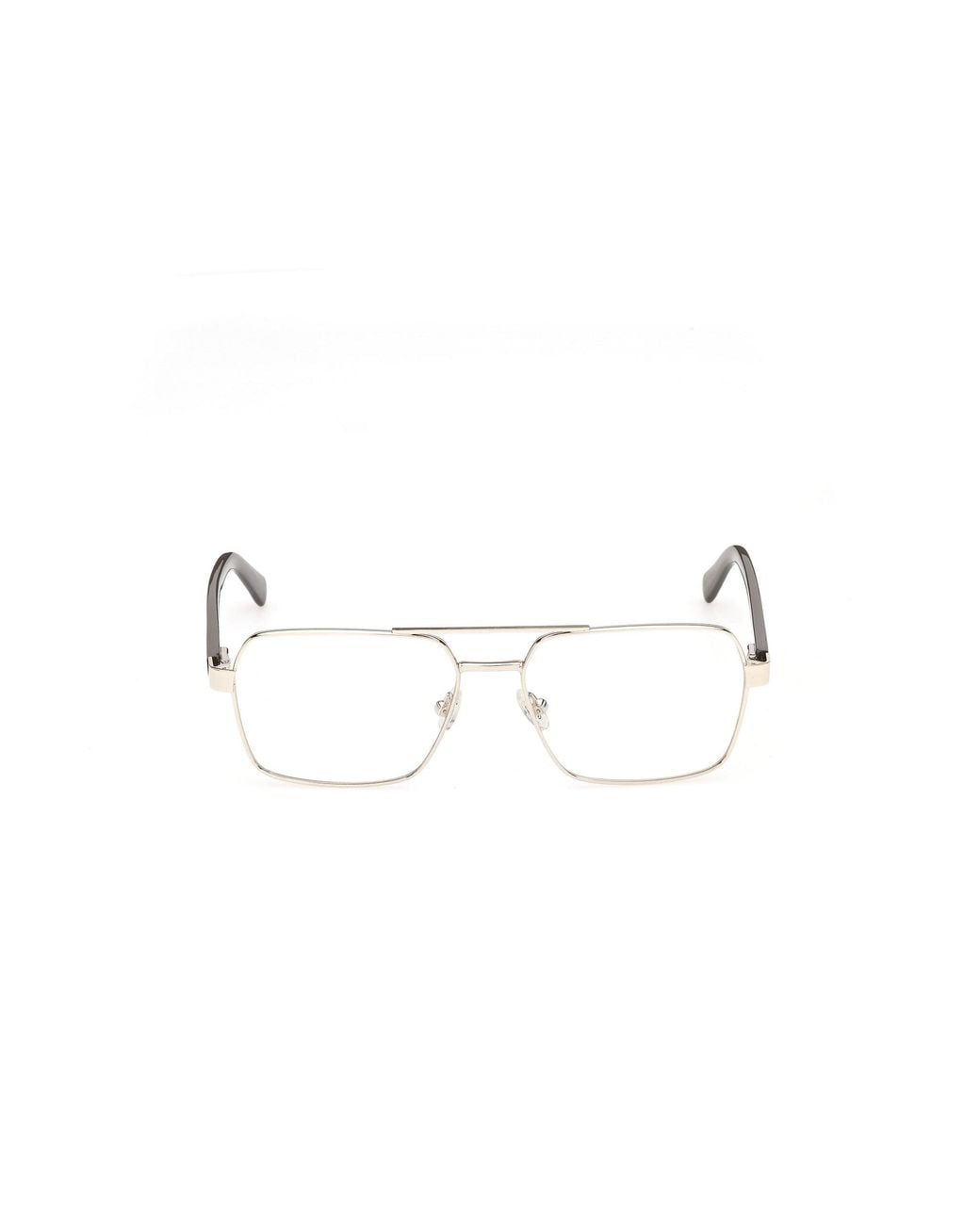 Guess Black Gu50449 32 Optical Frames Metal Squared Normal for men