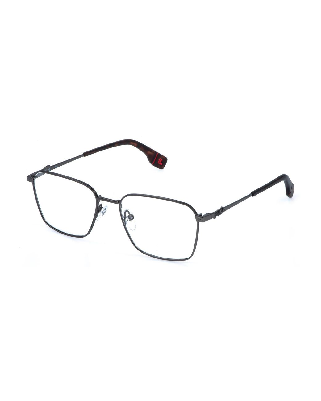 Fila Black Vfi883 627 Optical Frames Metal Pantos for men