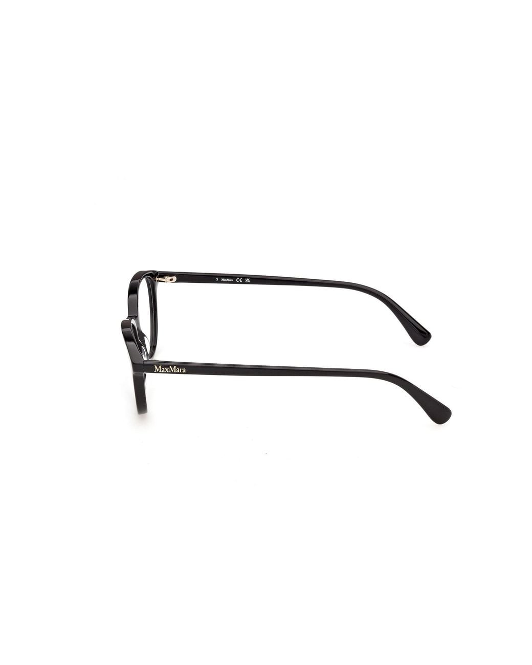 Max Mara Black Mm5265 1 Optical Frames Acetate Round Normal