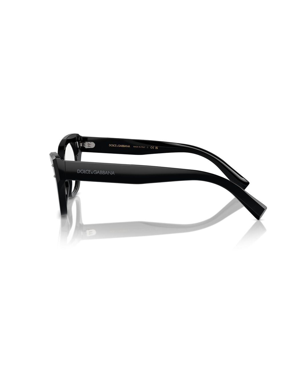 Dolce & Gabbana Black Dg3385 501 Optical Frames Acetate Transparent Cat Eye Normal