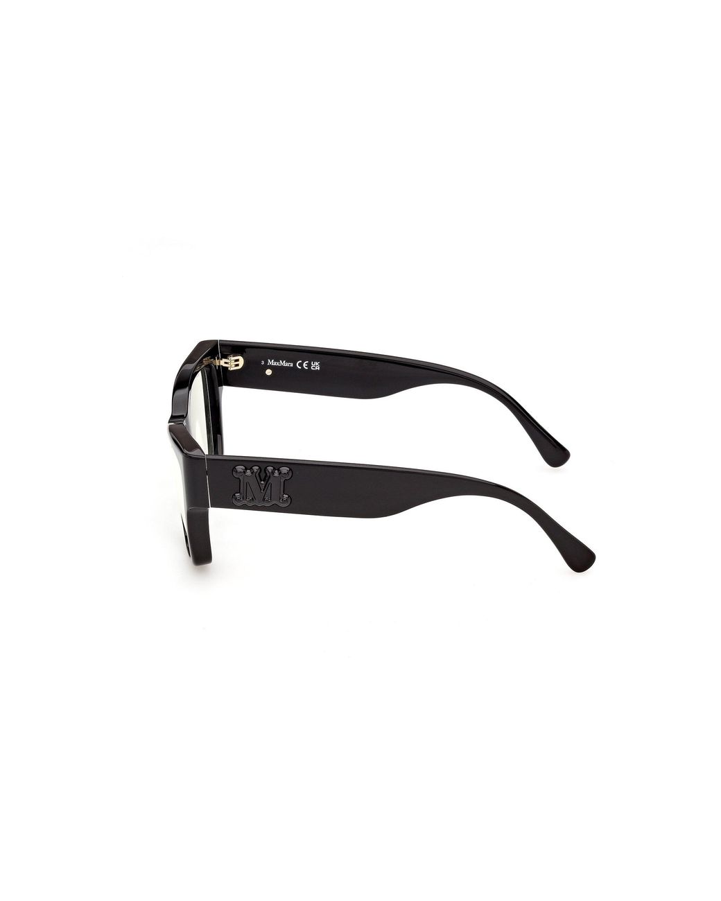 Max Mara Black Mm5251-B 1 Optical Frames Acetate Squared Normal