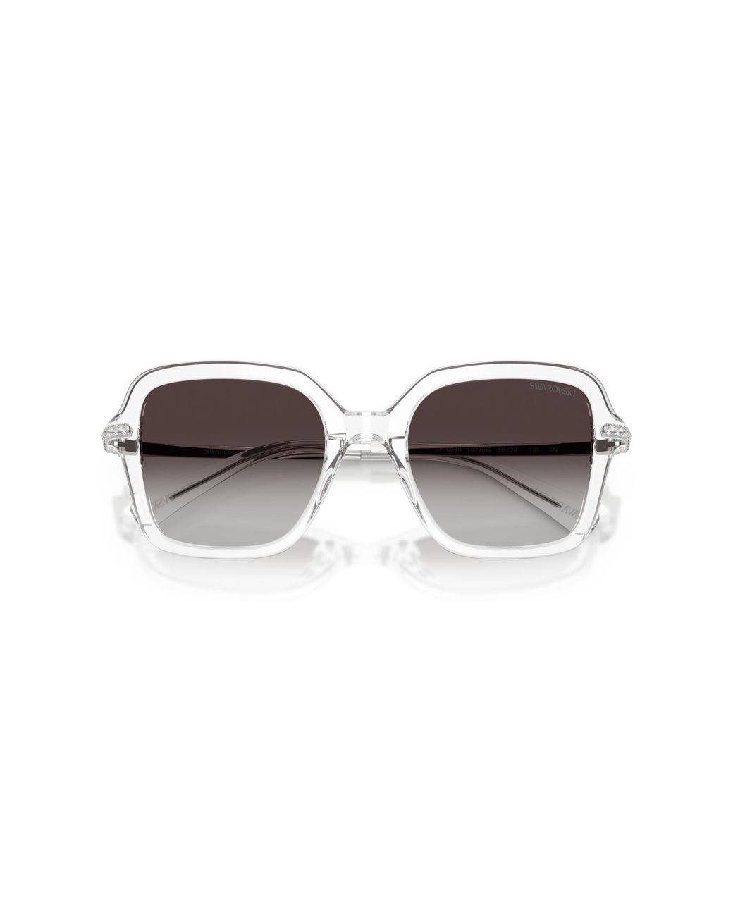 Swarovski Black Sk6040 10278G Sunglasses Acetate Geometric Normal Shaded