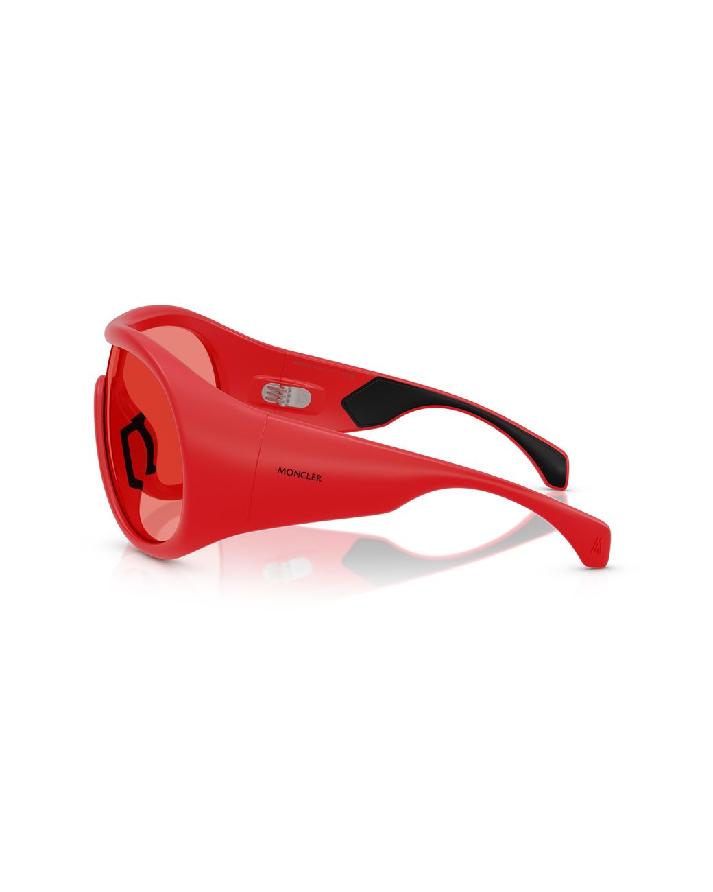 Moncler Red Me8004 Cloche 501784 Sunglasses Injected Pilot Normal