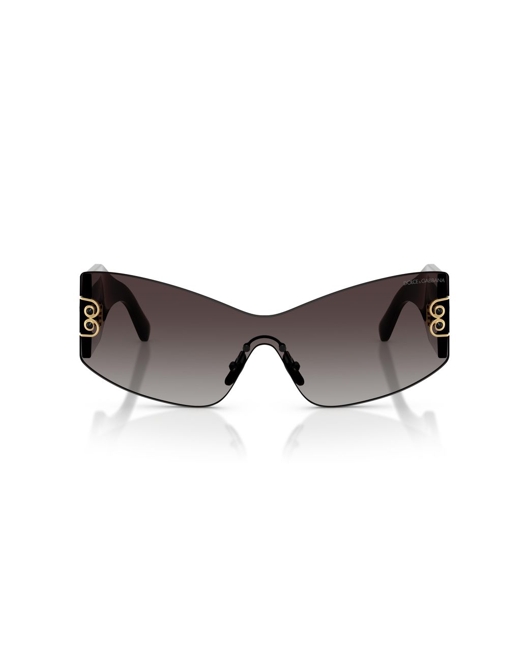 Dolce & Gabbana Black Dg4526B 501/8G Sunglasses Acetate Cat Eye Normal Shaded