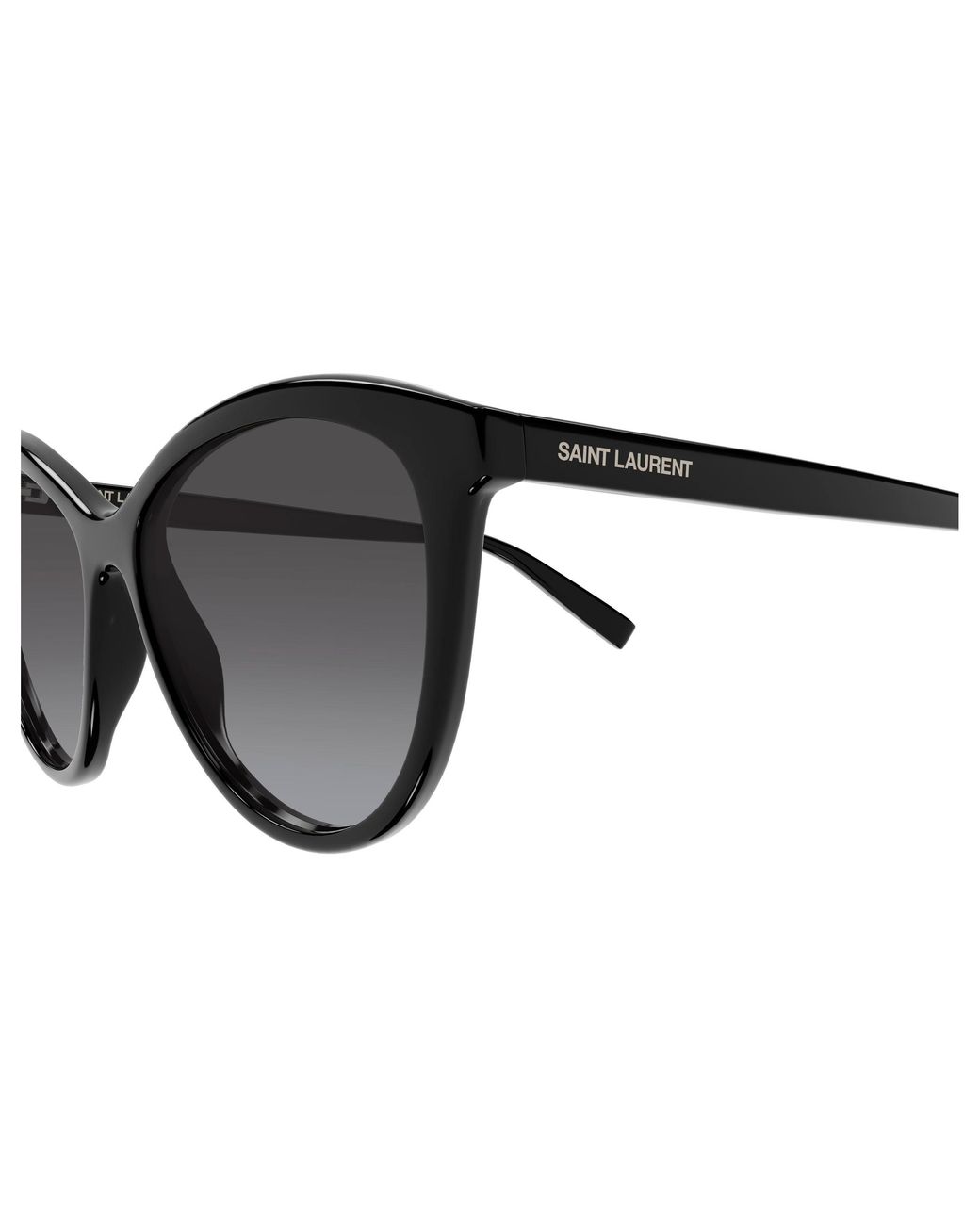 Saint Laurent Sl 456 008 Sunglasses Acetate Cat Eye in Black | Lyst UK