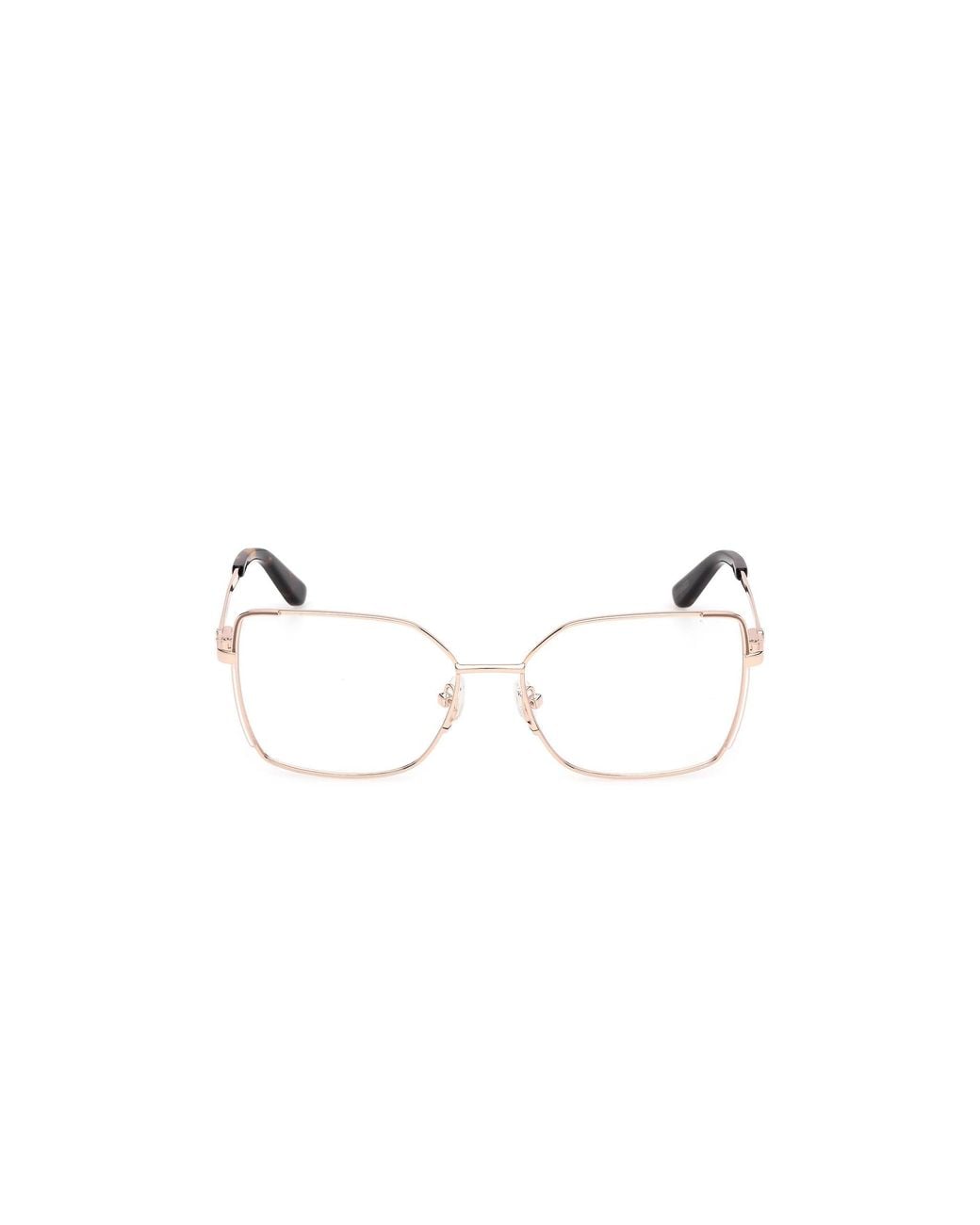 Guess Black Gu50223 028 Optical Frames Metal Squared Normal