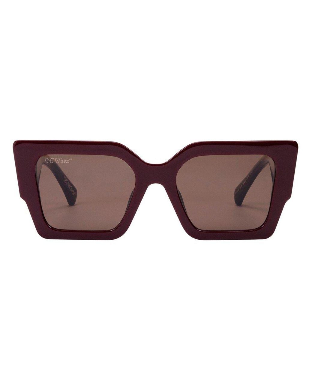 Off-White c/o Virgil Abloh Red Ow1072 Catalina 253 Sunglasses Acetate Cat Eye Normal