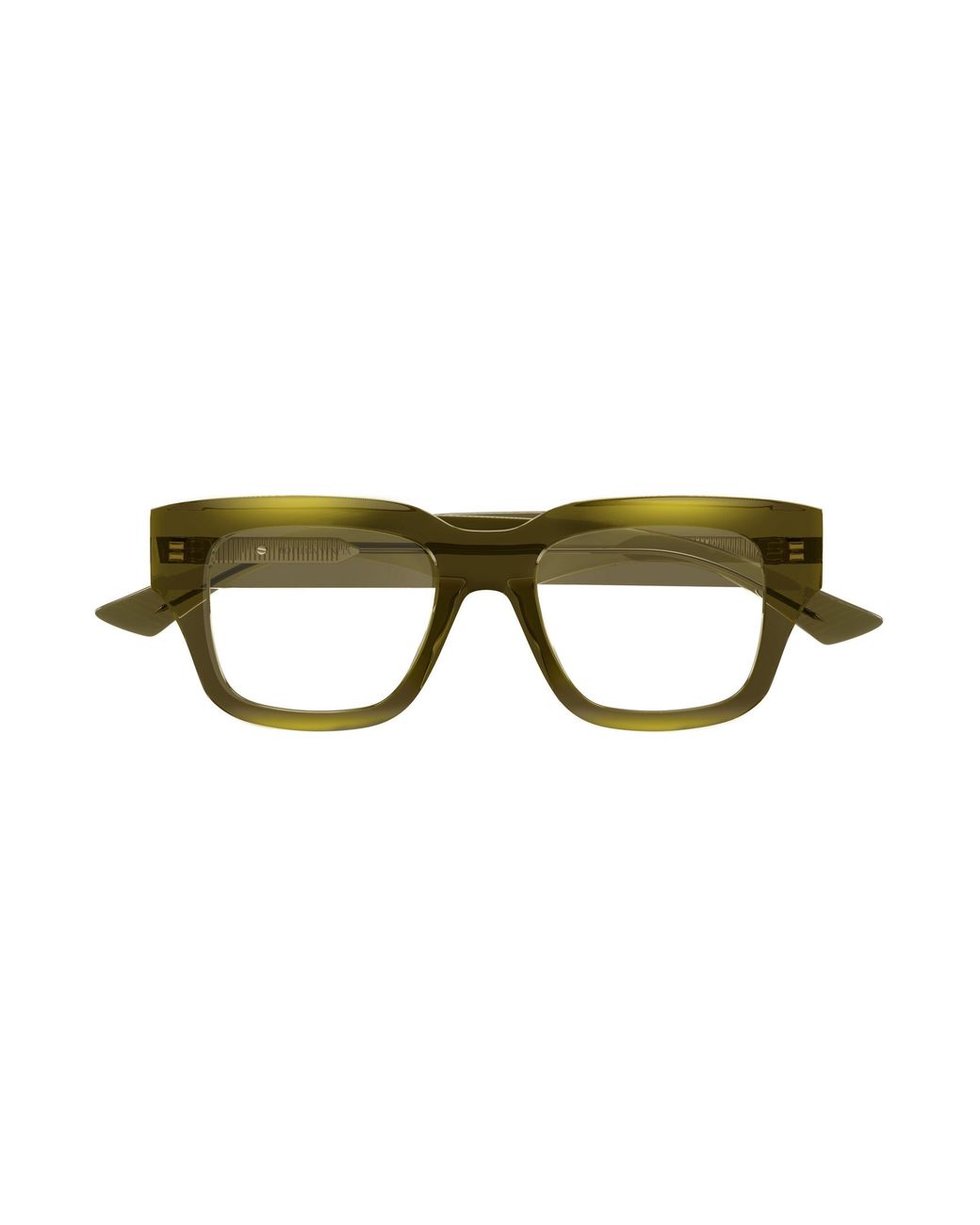Bottega Veneta Black Bv1361O 009 Optical Frames Acetate Transparent Squared for men