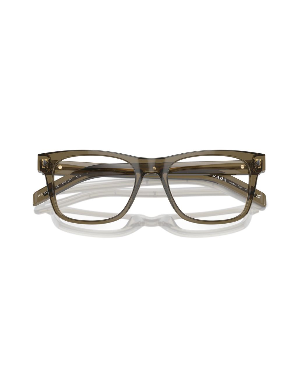 Prada Black Pr A13V 18T1O1 Optical Frames Acetate Pillow Normal for men
