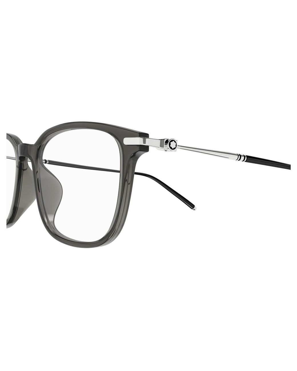 Montblanc Black Mb0413Oa 004 Optical Frames Acetate Transparent Cat Eye for men