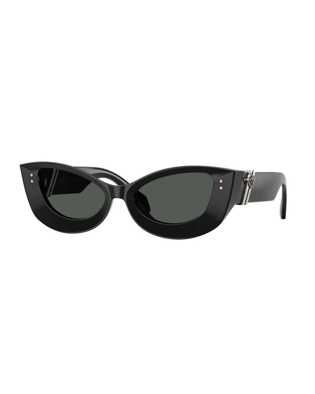 Versace Black Ve4520U Gb1/87 Sunglasses Acetate Cat Eye Normal
